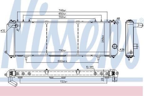 Радiатор NISSENS 61008