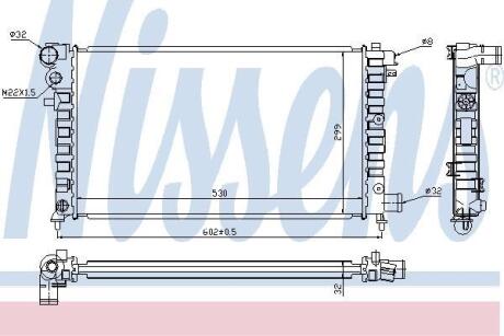 Радiатор NISSENS 61346