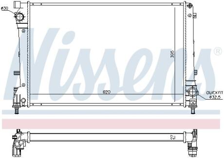 Радiатор NISSENS 617863