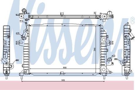 Радiатор NISSENS 630705