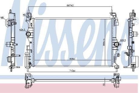 Радiатор NISSENS 630786