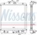 Радіатор охолодження HONDA CIVIC, HR-V NISSENS 633081 (фото 1)