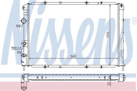 Радiатор NISSENS 63938A