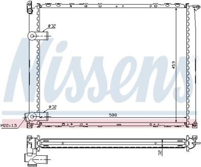 Радiатор NISSENS 63943A