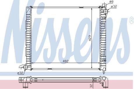 Радiатор NISSENS 64300A