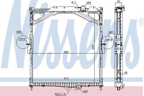 Радіатор NISSENS 65467A