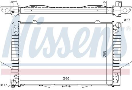 Радiатор NISSENS 65536A