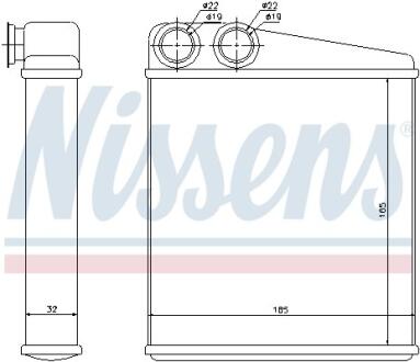 Радіатор опалення NISSENS 72206