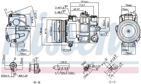 Компресор NISSENS 890696