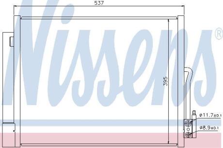 Радiатор кондицiонера NISSENS 940156