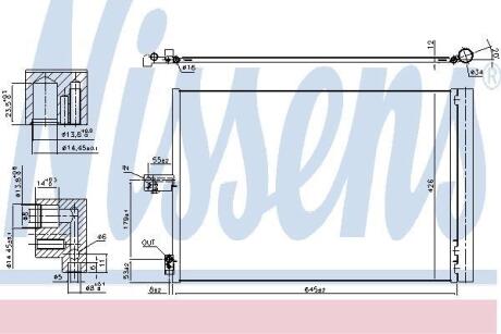 Радiатор кондицiонера NISSENS 940420