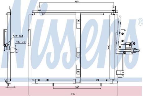 Радiатор кондицiонера NISSENS 94377