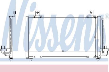 Радiатор кондицiонера NISSENS 94456