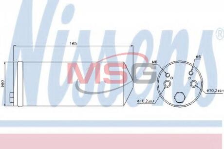 Осушувач кондицiонера NISSENS 95413