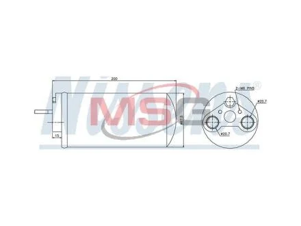 Осушувач кондиціонера Vivaro, TraficVI NISSENS 95461
