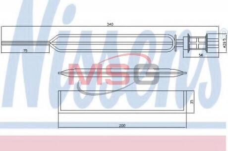 Осушувач кондицiонера NISSENS 95469