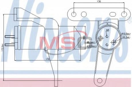 Осушувач кондицiонера NISSENS 95470