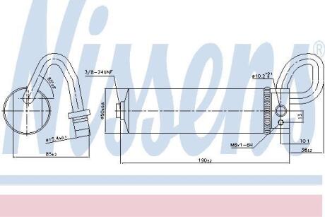 Осушувач кондицiонера NISSENS 95496