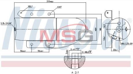 Осушувач кондиціонера NISSENS 95507