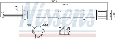 Осушувач кондицiонера NISSENS 95514