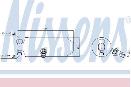 Осушувач кондиціонера NISSENS 95518