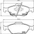 Колодки гальмівні дискові передние Toyota Yaris 1.0, 1.3, 1.4 (05-) NISSHINBO NP1129 (фото 1)