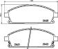Колодки гальмівні дискові передние Nissan X-Trail 2.0, 2.5 (03-) NISSHINBO NP2009 (фото 1)