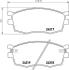 Колодки гальмівні дискові передние Hyundai Accent/Kia Rio 1.4, 1.6 (05-10) NISSHINBO NP6008 (фото 1)