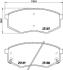 Колодки гальмівні дискові передние Hyundai i20 1.4, 1.6 (10-) NISSHINBO NP6039 (фото 1)