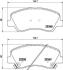 Колодки гальмівні дискові передние Hyundai Accent, i20/Kia rio 1.2, 1.4, 1.6 (11-) NISSHINBO NP6041 (фото 1)