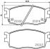 Гальмівні колодки HYUDNAI/KIA Accent/i20/Rio \'\'F \'\'05-11 PR2 NISSHINBO NP6084 (фото 1)