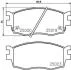 Гальмівні колодки HYUDNAI/KIA Accent/i20/Rio \'\'F \'\'05-11 PR2 NISSHINBO NP6084 (фото 1)