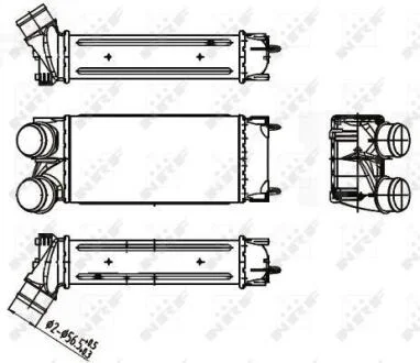 Радіатор інтеркулера NRF 30191