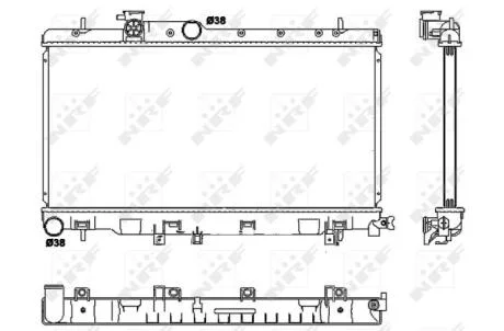 Радіатор NRF 53038