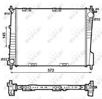 Радіатор охолодження NRF 53077