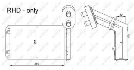 Радіатор NRF 54253