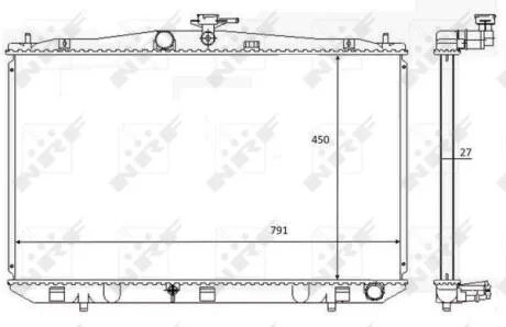 Радіатор охолодження NRF 59081