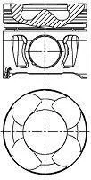 Поршень з кільцями RENAULT 89,00 2,5DCi 16V G9U NURAL 87-137500-30