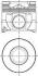 Поршень з кільцями FORD 89.9 TRANSIT 2.4 TDCI H9FA 2004- NURAL 87-148100-10 (фото 1)