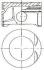 Поршень з кільцями OPEL 82.1 X18XE NURAL 87-307707-10 (фото 1)
