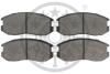 Гальмівні колодки дискові Optimal BP-09714 (фото 2)