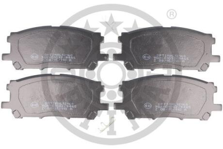 Гальмівні колодки дискові Optimal BP-12168