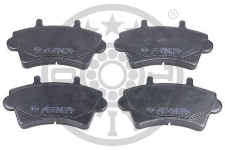 Гальмівні колодки дискові Optimal BP-81900