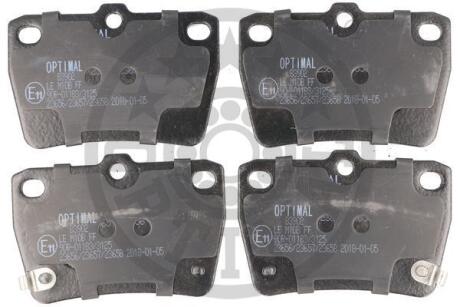 Гальмівні колодки дискові Optimal BP-83902
