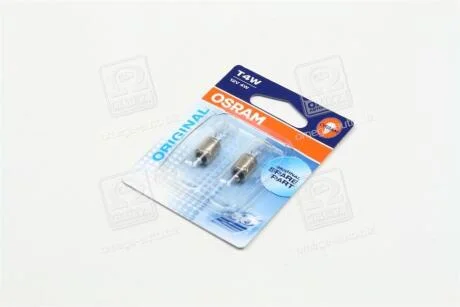 ЛАМПА T4W 12V 4W BA9s BLI STANDARD - заміна на 3893-2BL OSRAM 3893-02b