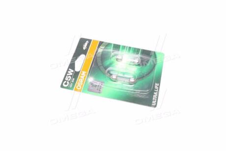 ЛАМПА 5W 12V SV8,5-810XBLI2LF ULTRALIFE - знято з виробництва OSRAM 6418ULT-02b