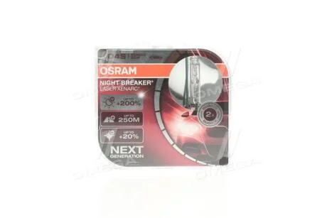 ЛАМПА D4S 42V 35W P32d-5 DUO XENARC NBL NIGHT BREAKER LASER OSRAM 66440XNLHCB