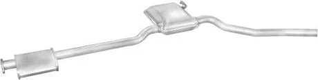 Глушник, алюм. сталь, середн. част. Ford Scorpio 85-89 2.0 (08.254) POLMOSTROW 08254