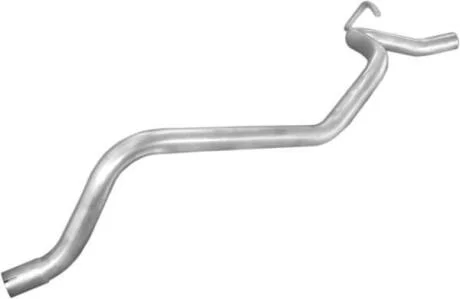 Глушник, алюм. сталь, середн. част. Mitsubishi L300 1.6 86-96/ 2.5D 86-96 (14.220) POLMOSTROW 14220