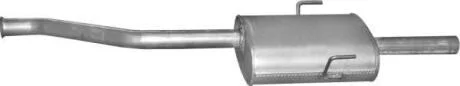 Глушник алюм. сталь, середн. частина Renault Espace III 2.2 dCi Turbo Diesel 00-02 (21.565) POLMOSTROW 21565